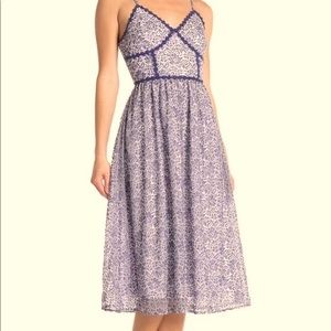 NSR Lace Blue Midi Dress sz XL